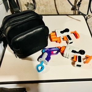 3 Small Hand Held Nerf Guns